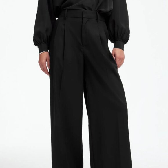 Madewell The Harlow Superwide-Leg Trouser in Brushed Twill - Picture 5 of 7
